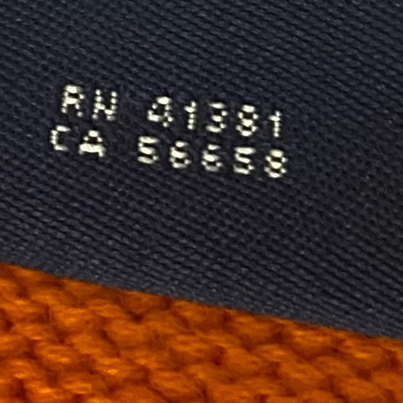 Ralph Lauren Sport Orange Full Zip Cardigan, Size S/P, Yellow Logo, Pockets - Picture 9 of 11